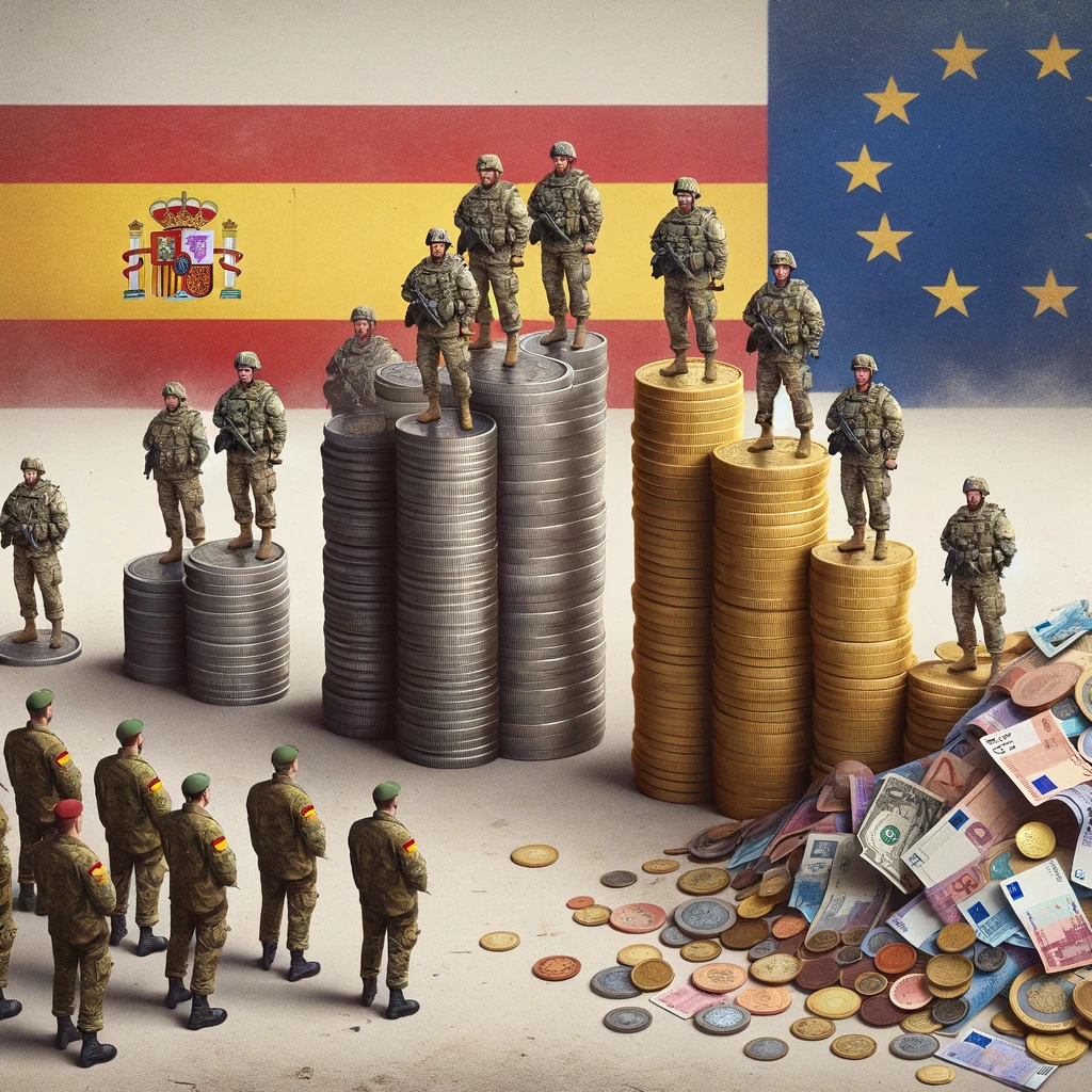 comparativa sueldos militares union europea